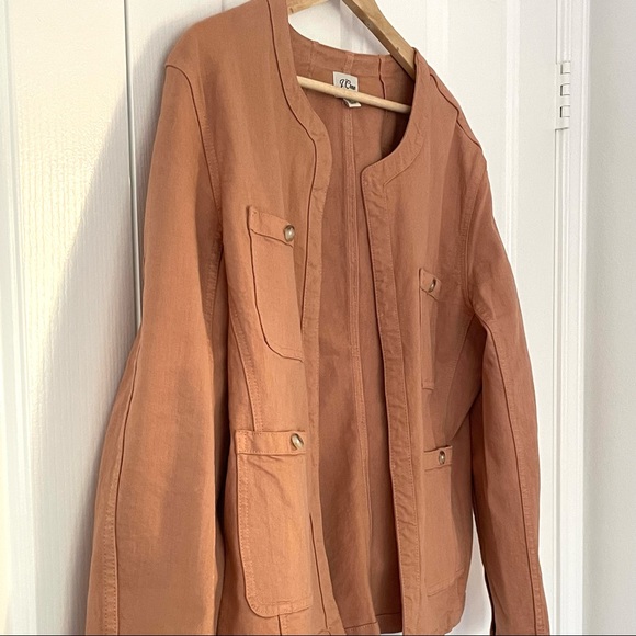 EUC J. Crew Simone relaxed garment-dyed jacket in Luxury Camel sz M - Picture 7 of 7